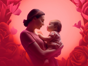 Moeder kijk naar mij