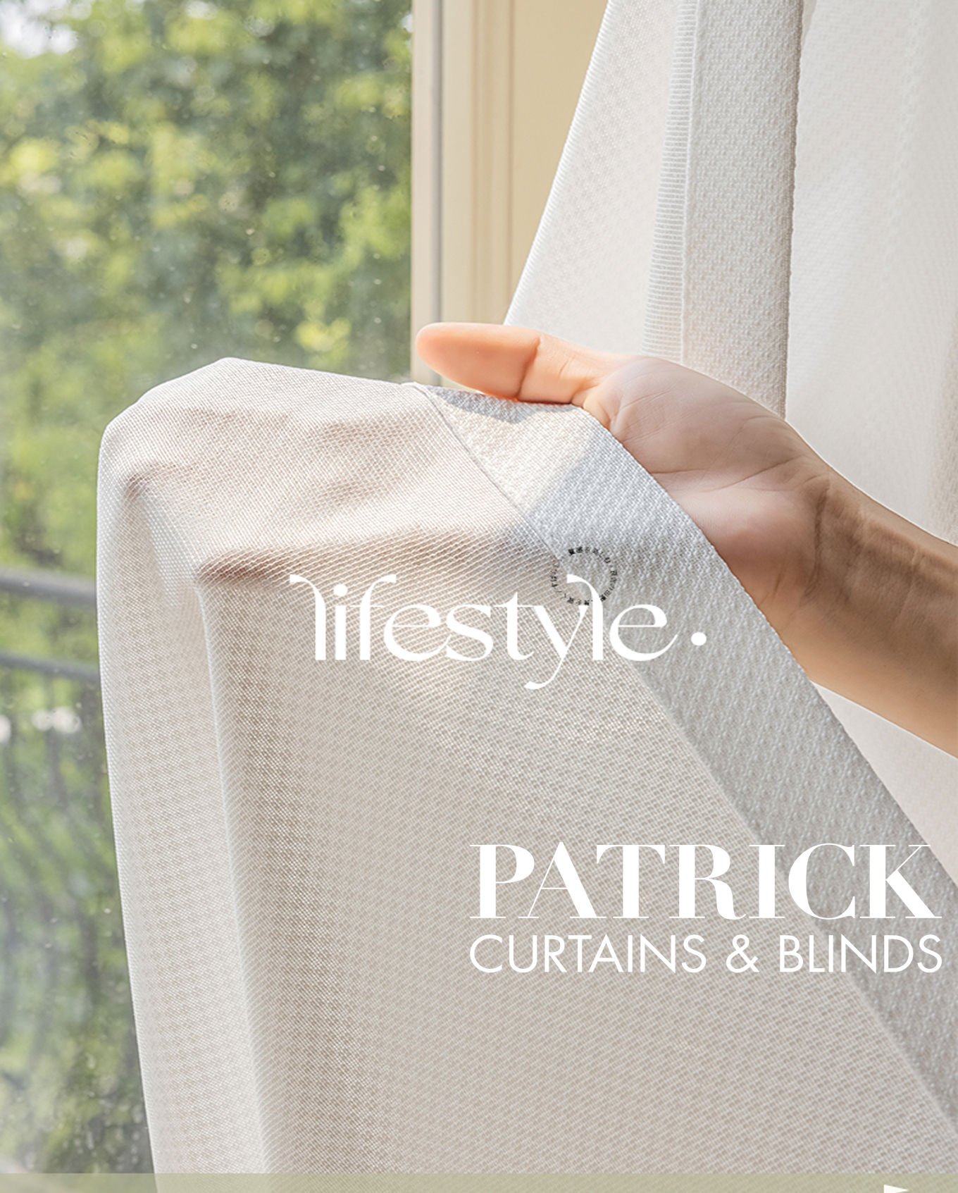 SHEER CURTAINS BUCKRAM D392-D1499-40 WHITE (Finished product price $90/m)