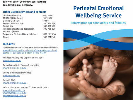 Information Flyer on Perinatal Emotional Wellbeing Service