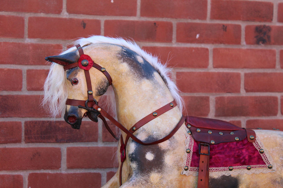 Thumbnail: Samuel - Small JR Smith Bow Rocking Horse