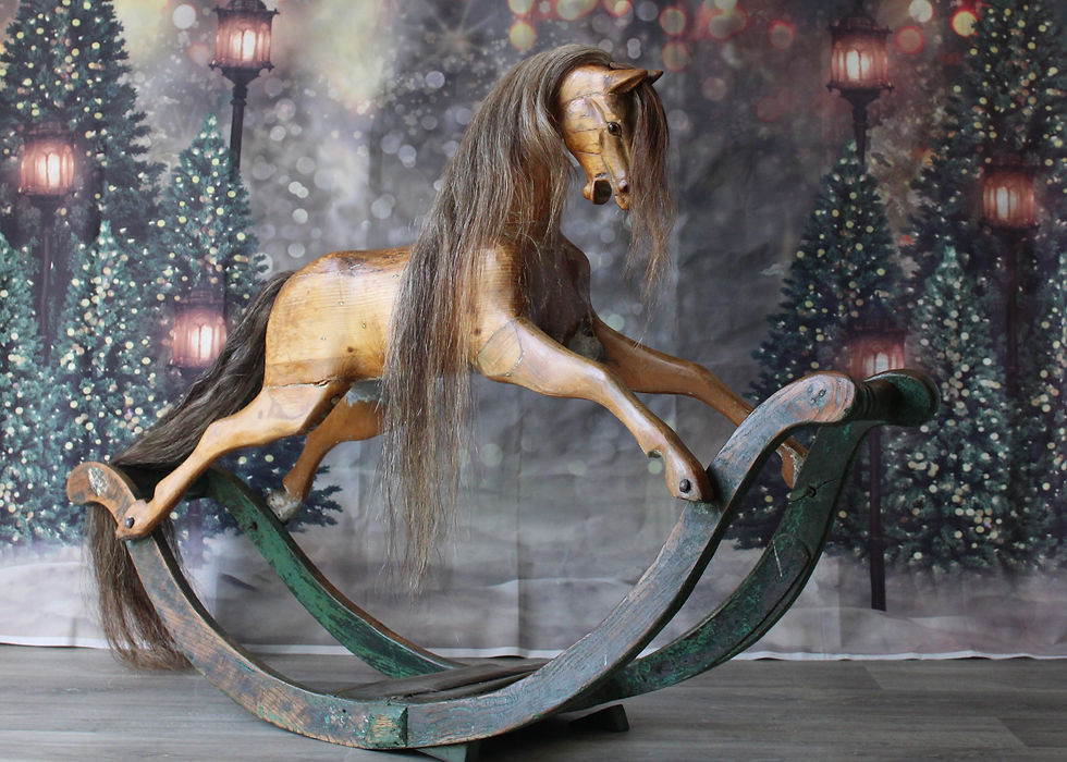 Thumbnail: Brontë - Medium JR Smith Bow Rocking Horse