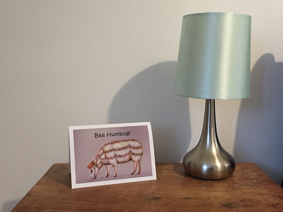 Thumbnail: Baa Humbug! - Christmas Card, 5" x 7"