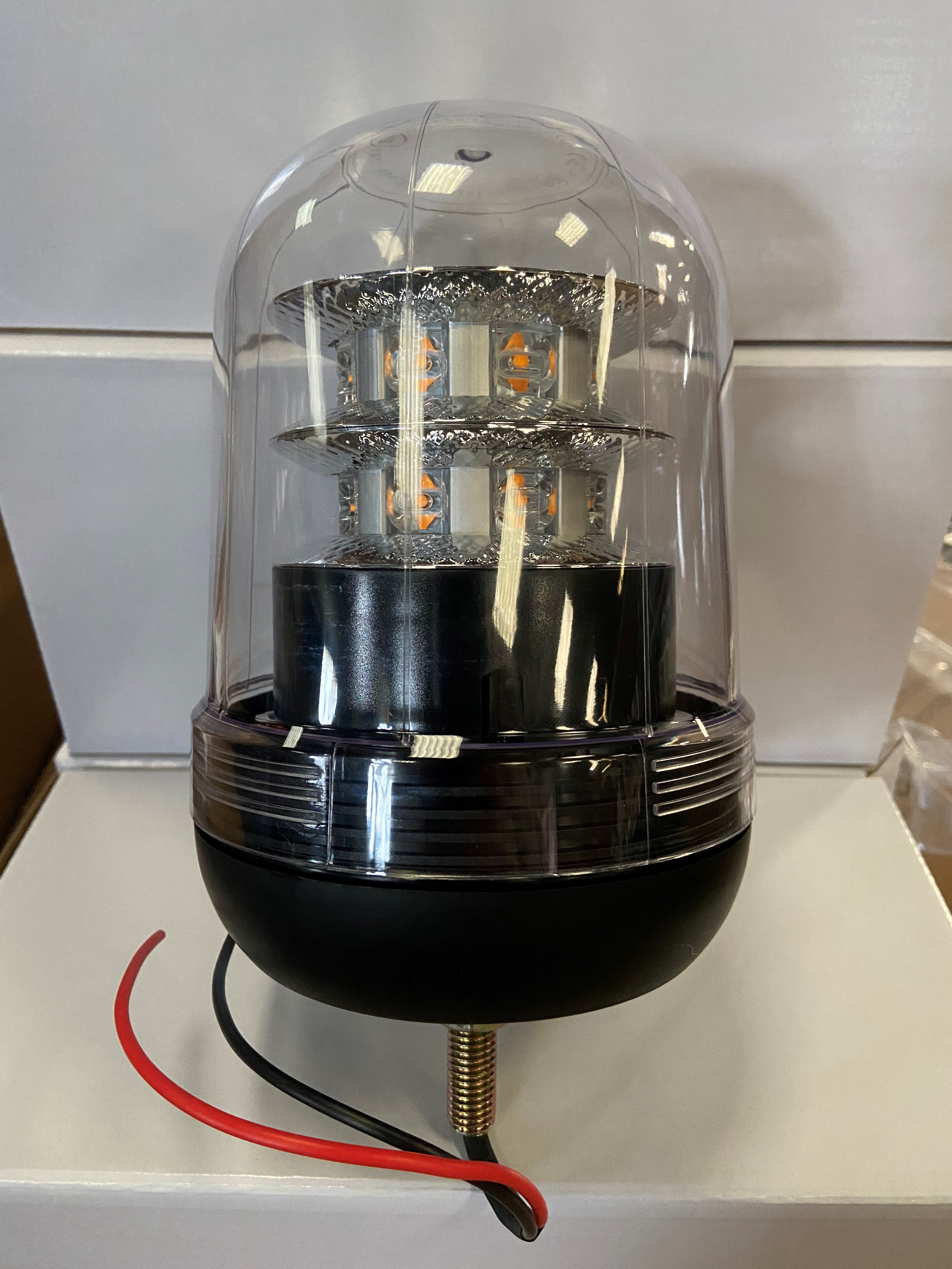 12/24 Clear Lens LED Beacon