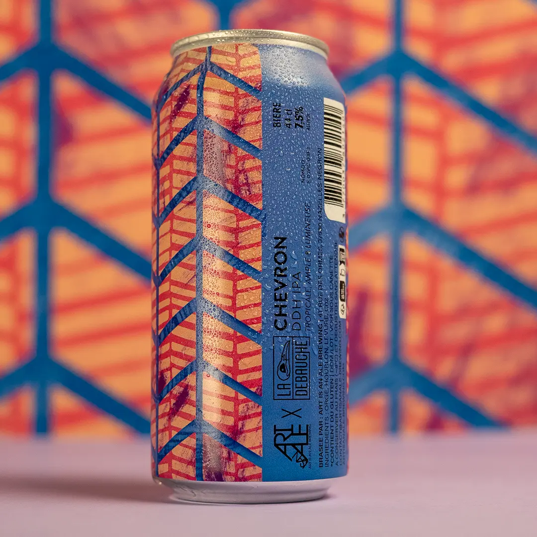 Chevron en collab' avec Art Is An Ale - DDH IPA - 7,5 % | Can 44 cl x 2