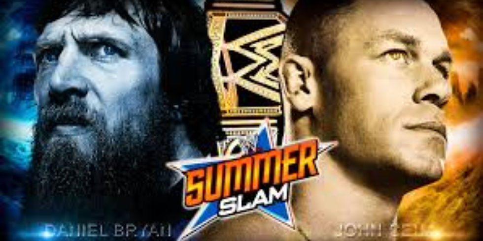 john cena vs daniel bryan wwe summerslam 2013 triple h special guest referee randy orton cashes in money in the bank mitb