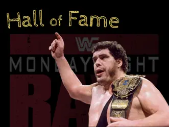 Andre The Giant WWE Hall Of Fame WWF Raw March 22 1993 Poster