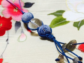 青龍の鱗!編み編みストラップ!