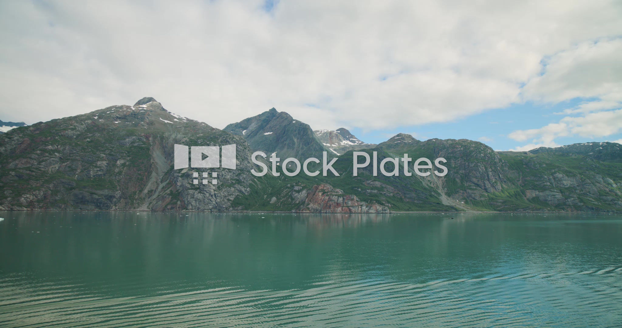 Cruising Glacier Bay Alaska Background Plate Video Watermarked Preview