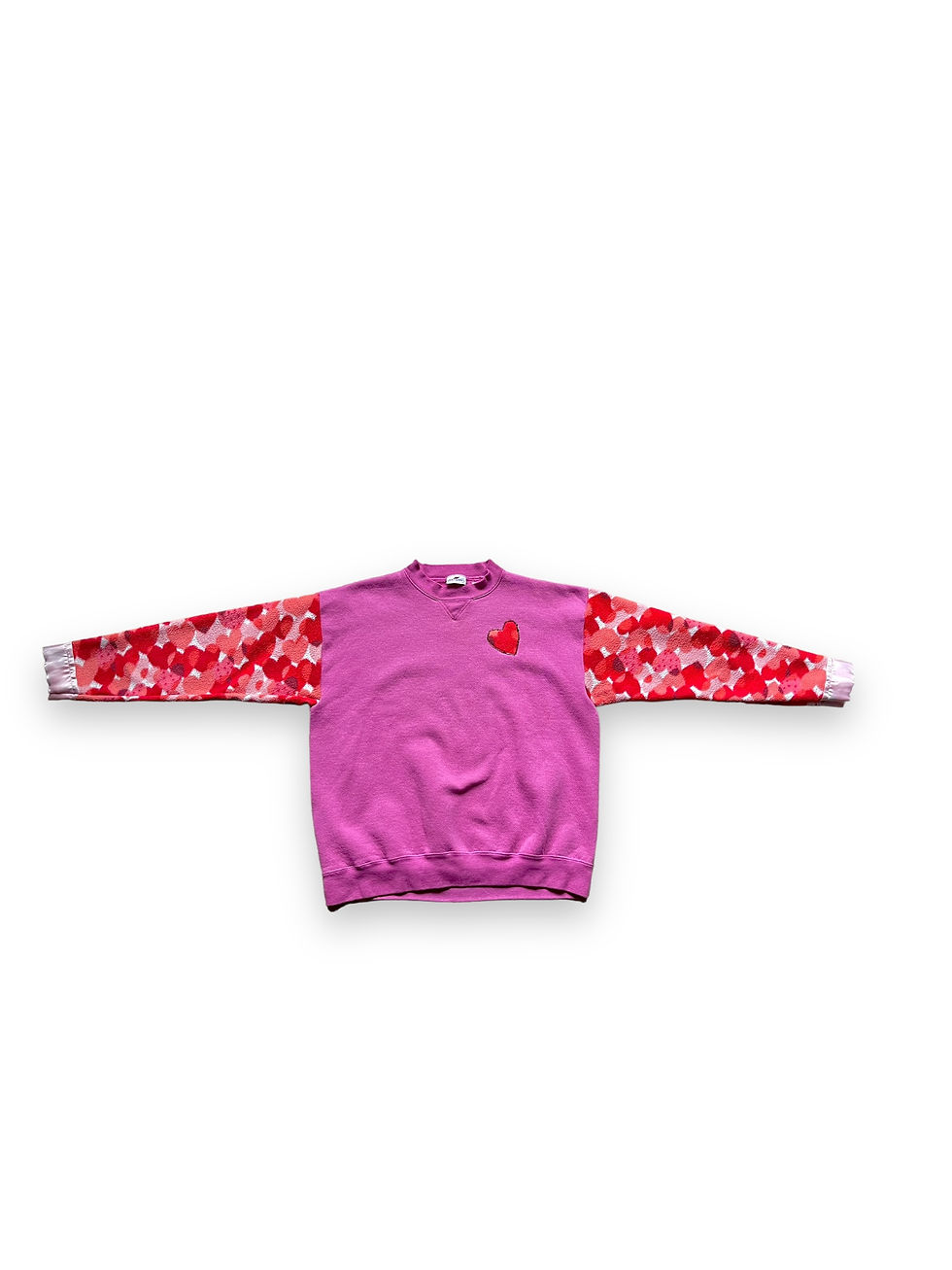 Thumbnail: Reworked heart blanket crewneck 🩷