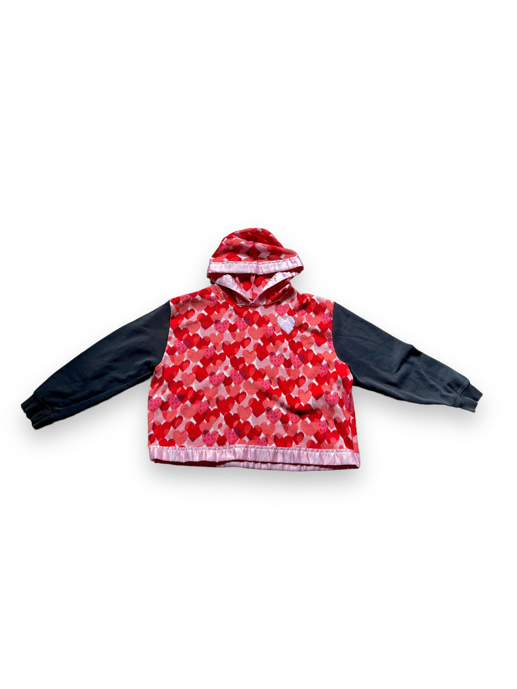 Reworked heart blanket hoodie ❤️
