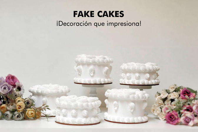 Pasteles Falsos. Decoración que impresiona.