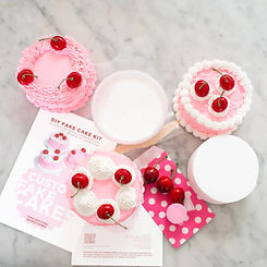 CRAFT KITS DIY. Crea tu propio pastel falso.