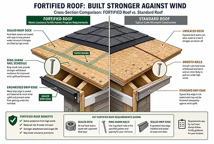 Charleston SC Fortified Roof