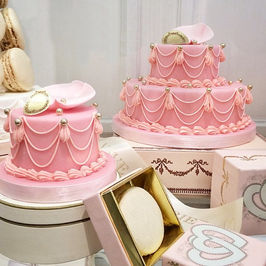 Pasteles falsos inspirados en la famosa pastelería frandesa Ladurée.