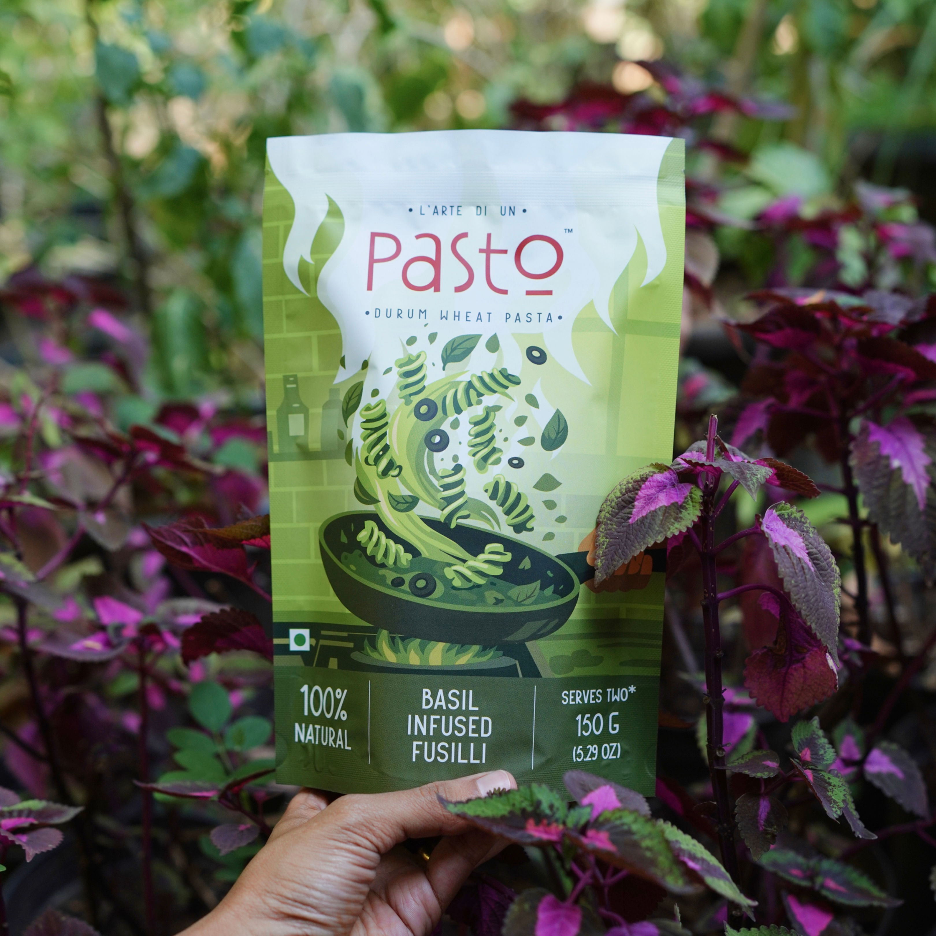 Basil Infused Fusilli