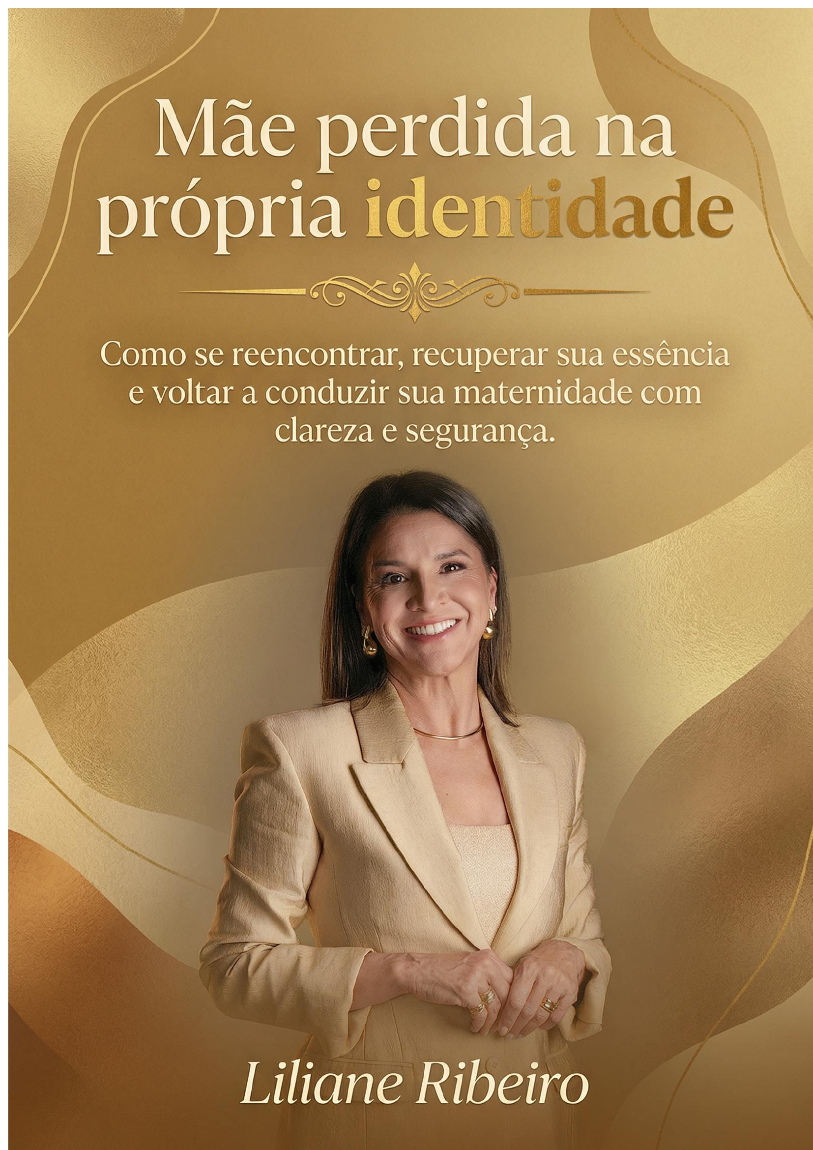 Liliane Ribeiro apresentando seu ebook sobre mãe perdida na própria identidade
