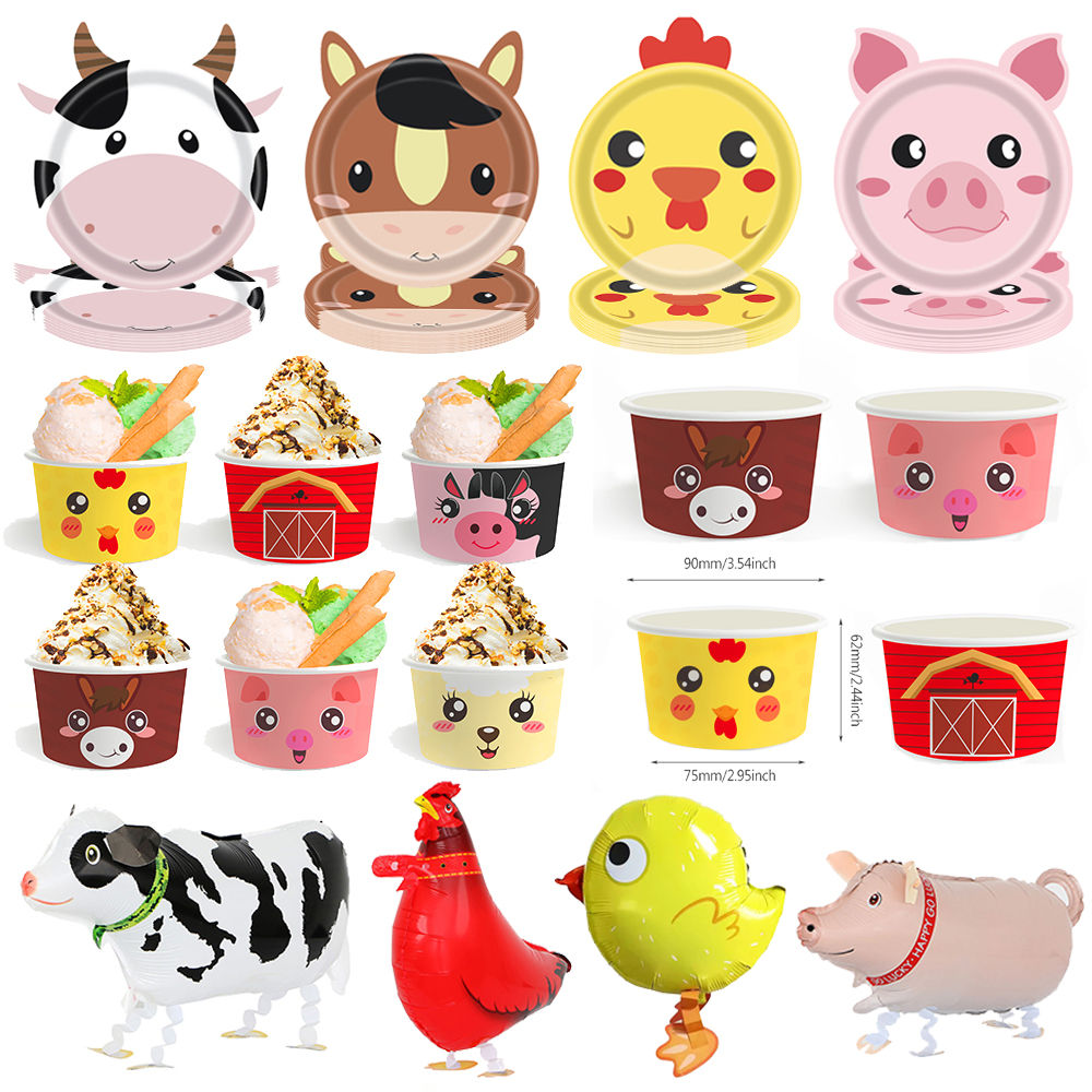 Coppette per Gelato e Dessert con Coperchi a Forma di Animali