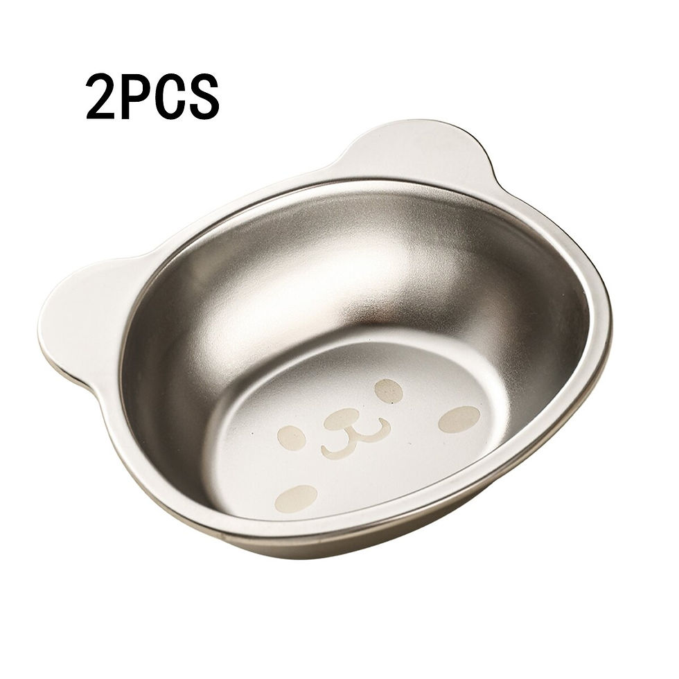 Miniatura: WORTHBUY Children Cute Bear Bowl 304 Stainless Steel Dinner Bowl Kid Salad Bowl 