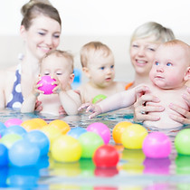 Baby swimming lessons