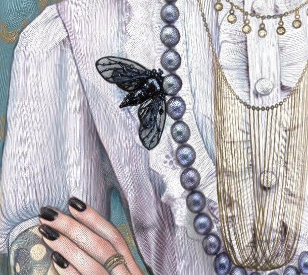 Donna con l'uccello 3