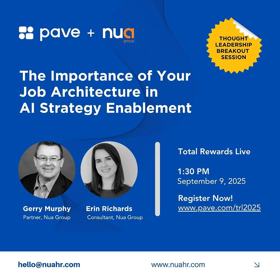 job architecture for AI strategy in HR