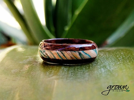 Blue Maple Oak Ring