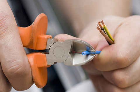 clipping electrical wire