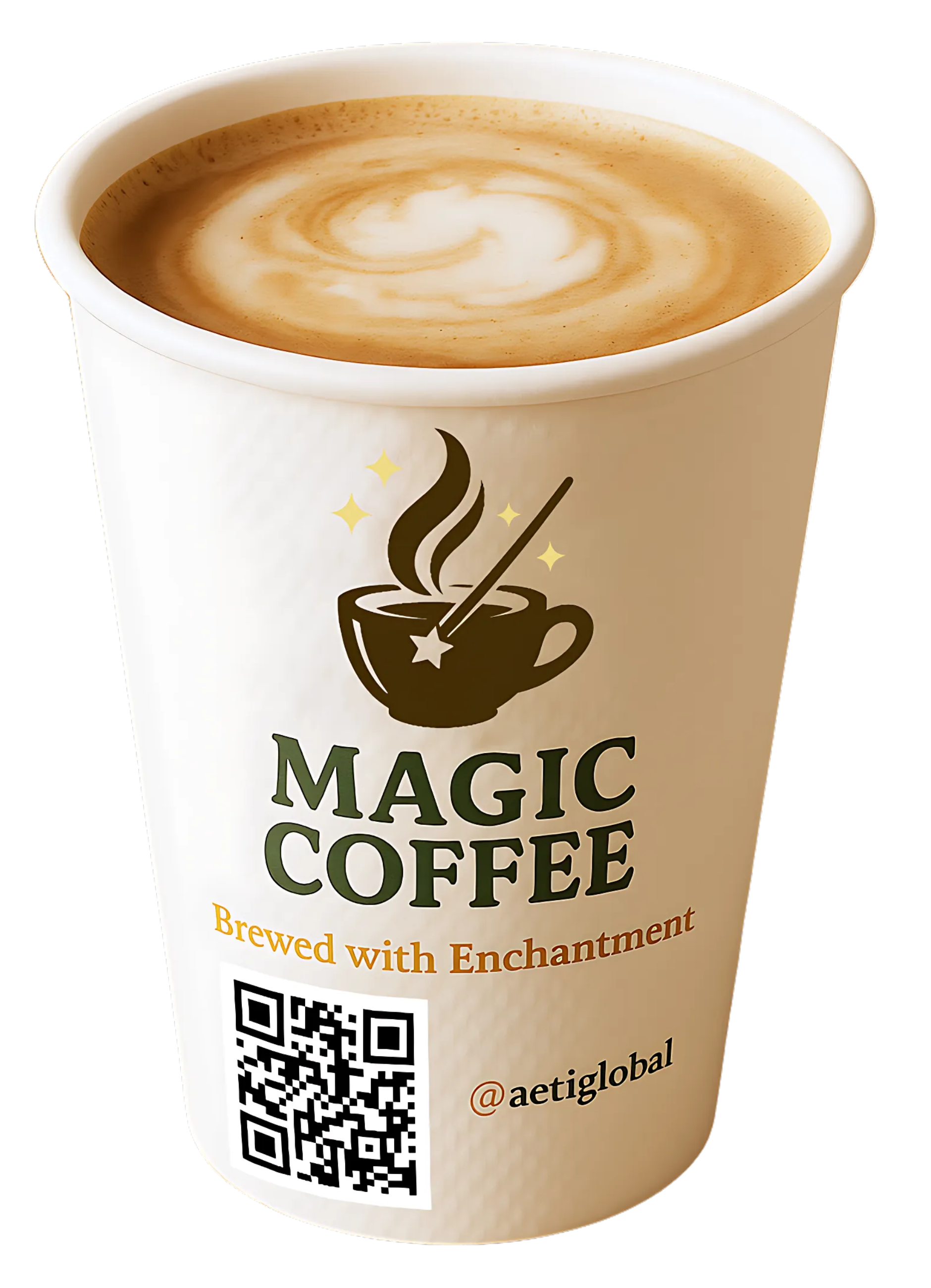 Magic Coffee Paper Cup