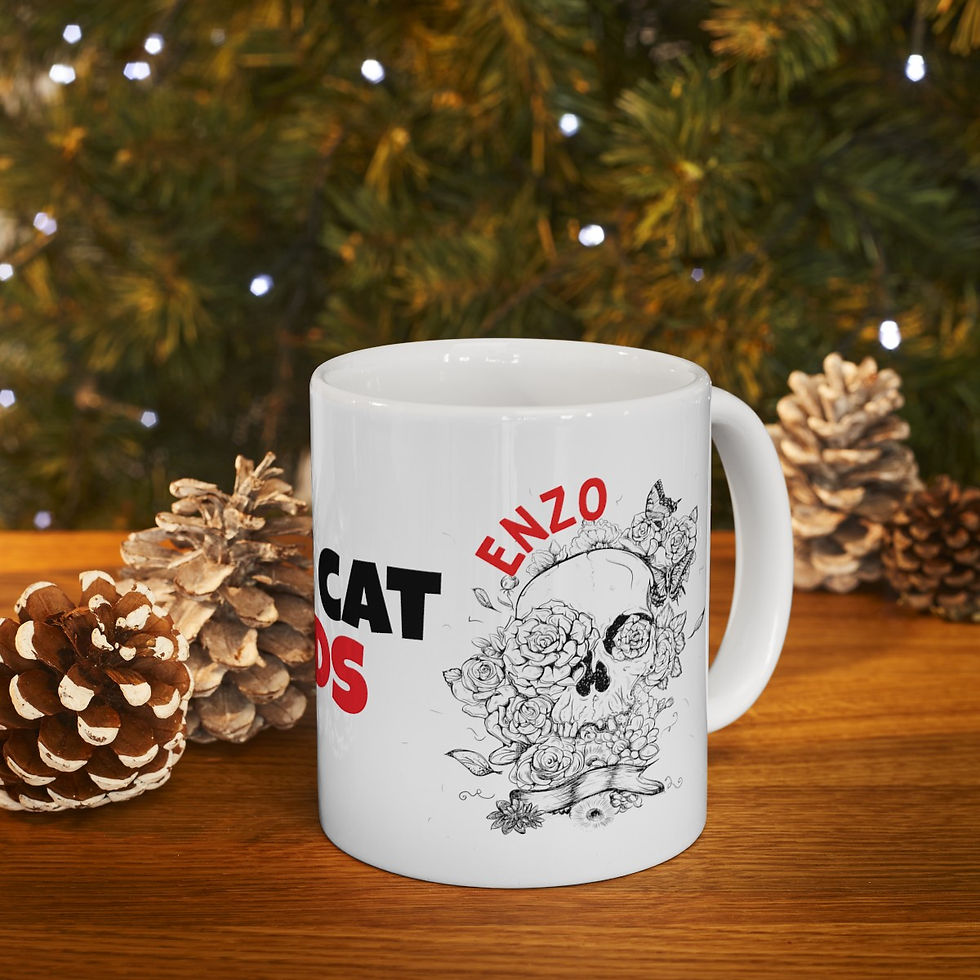 Thumbnail: Best cat dads Ceramic Mug, (11oz, 15oz)