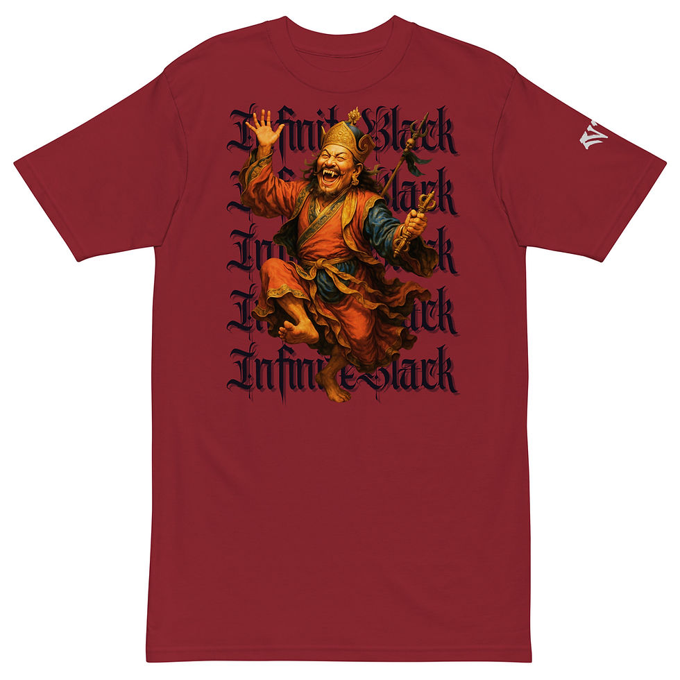 Thumbnail: Infinite Black – Crazy Wisdom Padmasambhava Tee