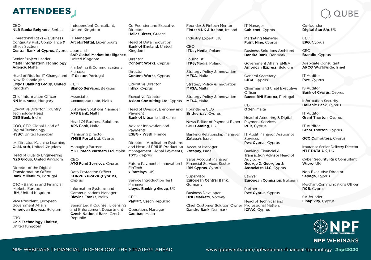 NPF Webinar Financial Technology - The S