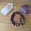 Miniature : Couronne : améthyste et lépidolite