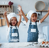 Cours de cuisine enfants, adultes et duo par chef à domicile