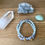 Miniature : Gorge : aigue marine et calcédoine bleue