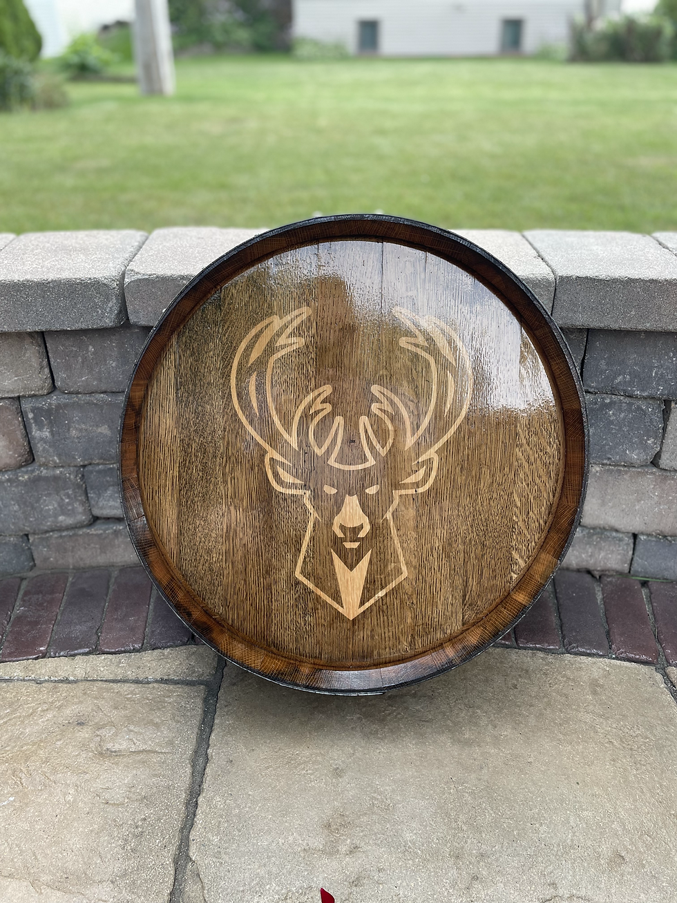 Thumbnail: Milwaukee Bucks Barrel Top Sign