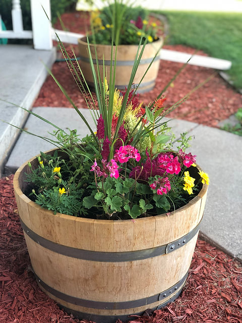 Half Barrel Planter | Wisconsin Barrel Co