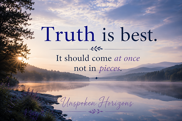 Unspoken Horizons | Quiet Strength Quotes