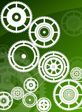 5803183-white-machinery-on-the-green-bac