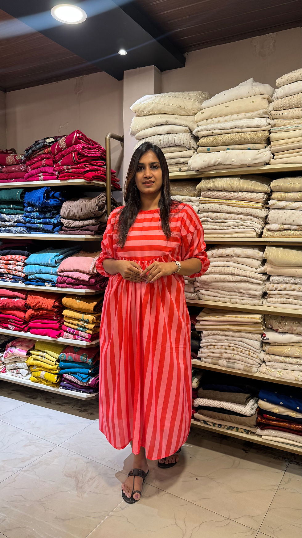 Thumbnail: ZD  lush stripes in pink and red