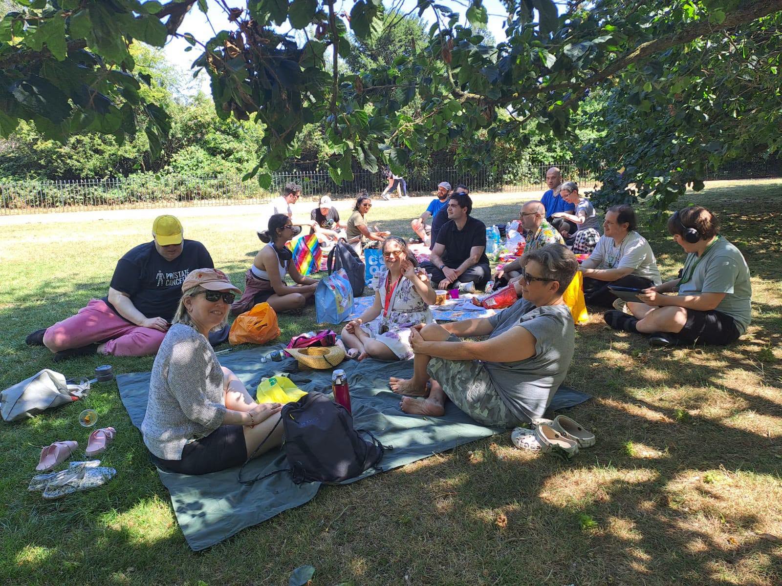 LAGC community members at Autistic Pride in Hyde Park