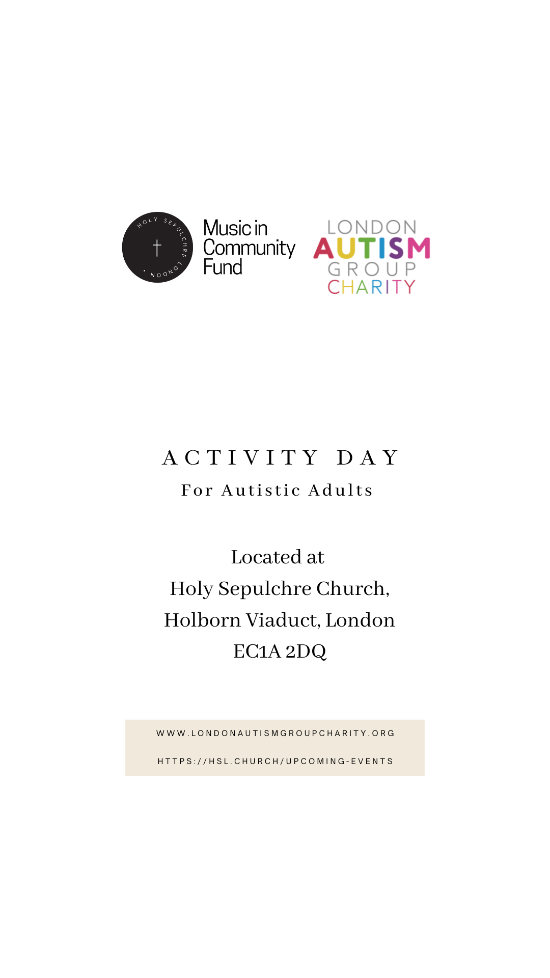 Activity Day poster