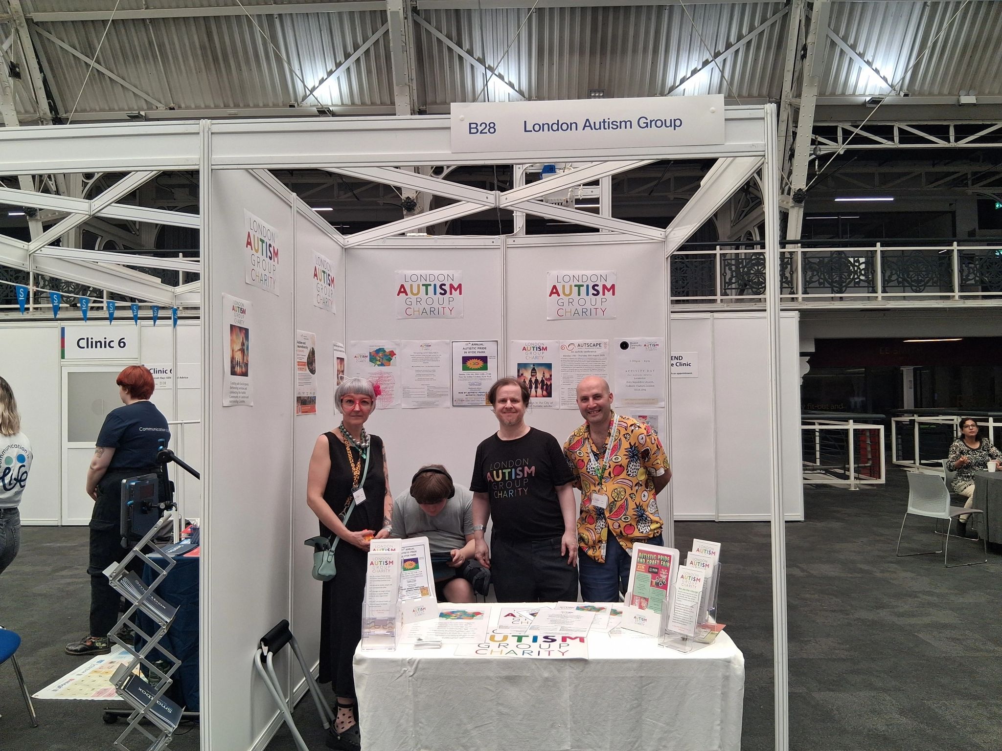 The London Autism Group Charity stand at the Autism and ADHD Show