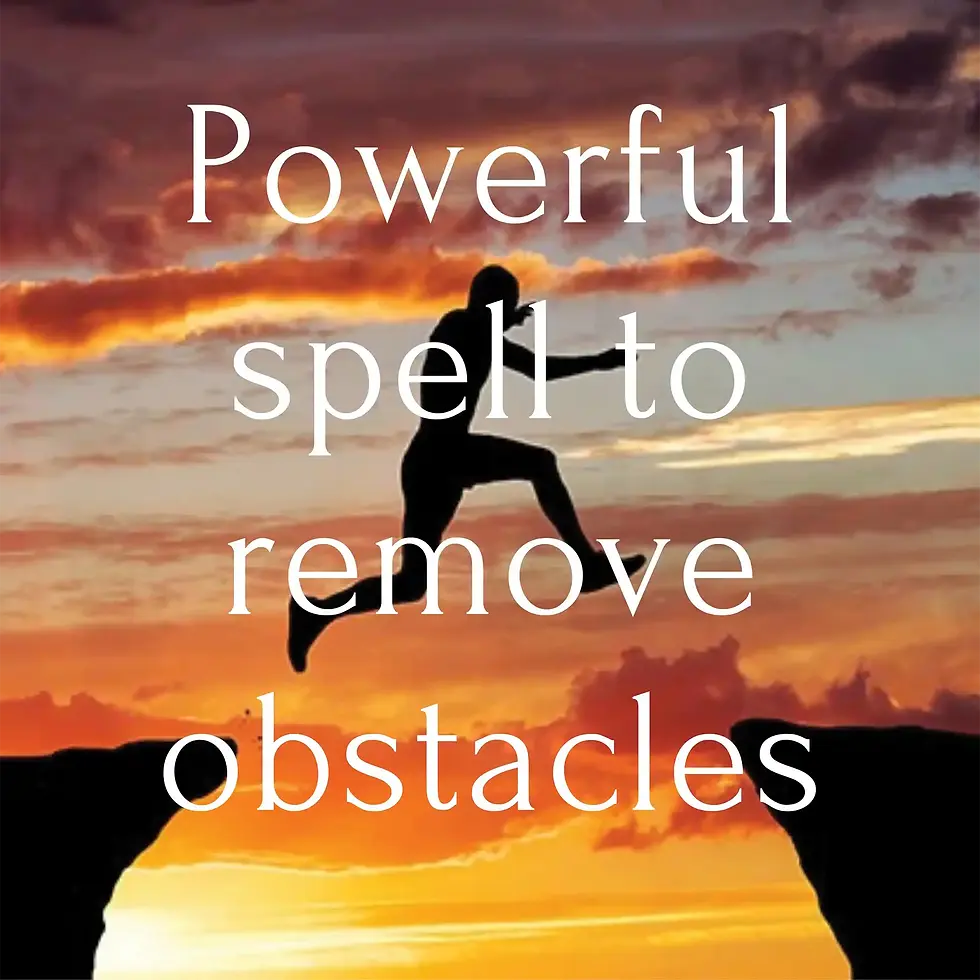 Photo of a remote Ganesha spell ritual showing candles, offerings, and focused energy work to clear obstacles and barriers
