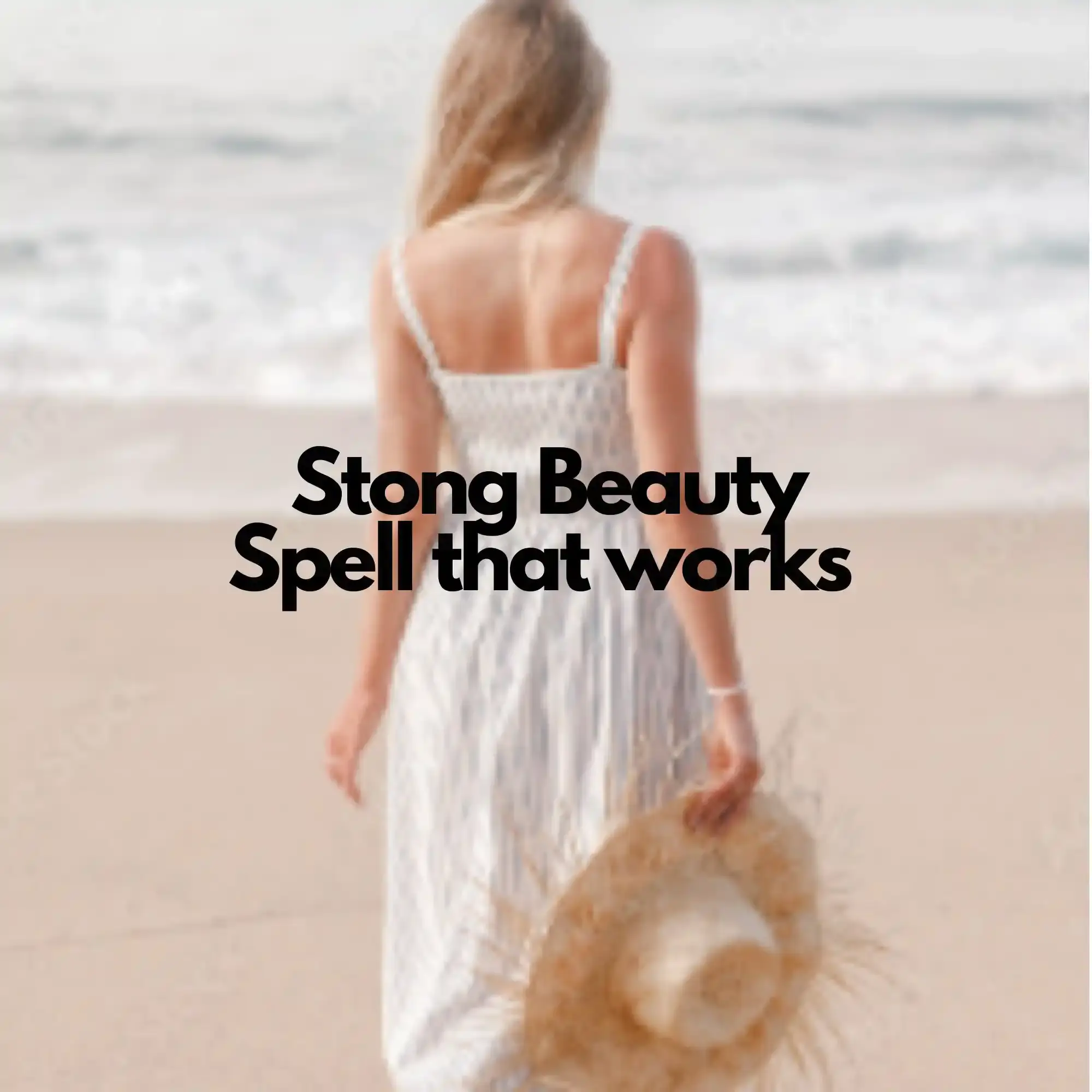 Ritual scene showing gentle white magic and focused spiritual energy enhancing beauty, confidence, and radiant natural allure