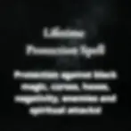 Charged protection candle and ritual tools on a table, prepared to shield against hexes, evil eye, and negative energy.