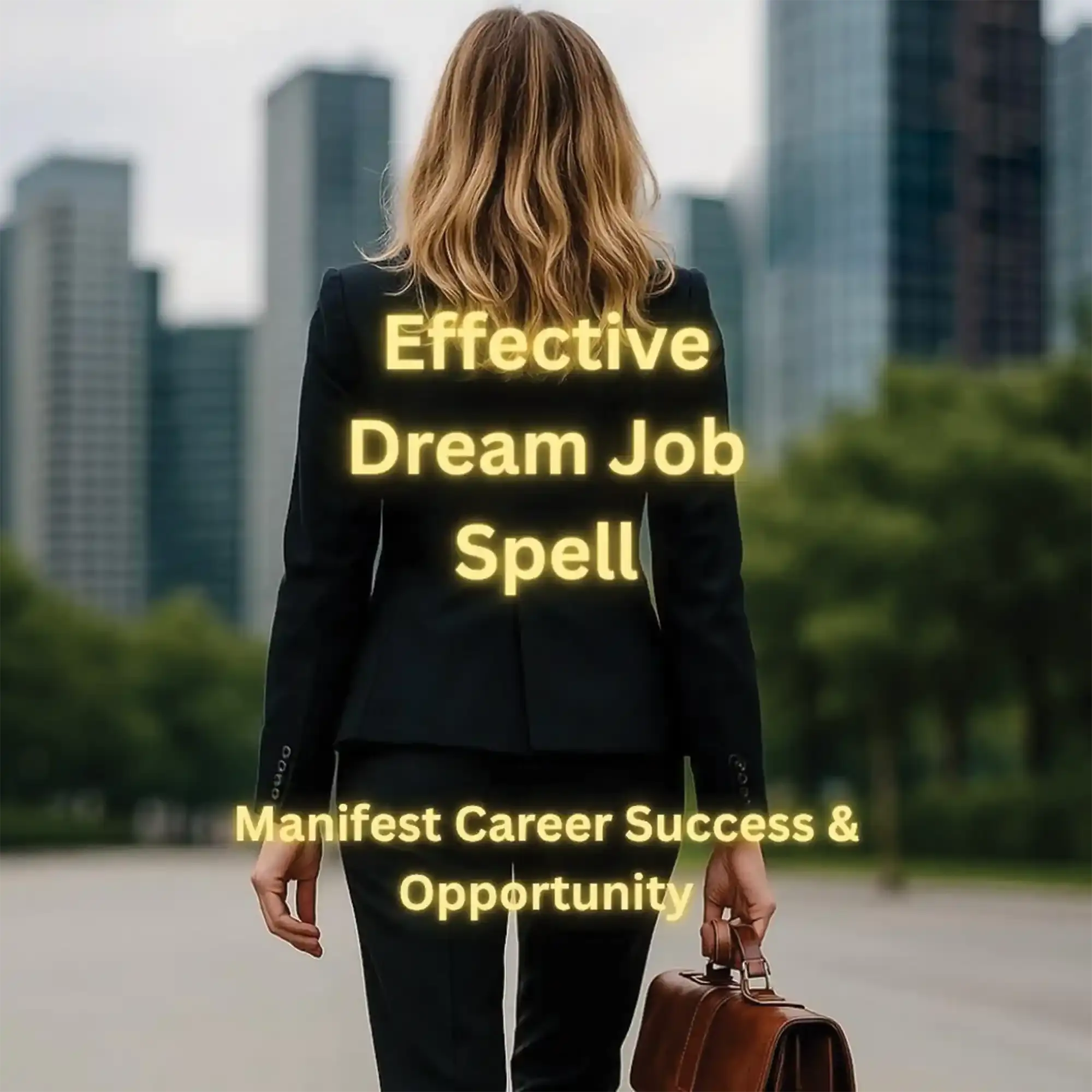 Candles and a ritual workspace with career-related tokens for a dream job spell to attract opportunities and faster hiring.