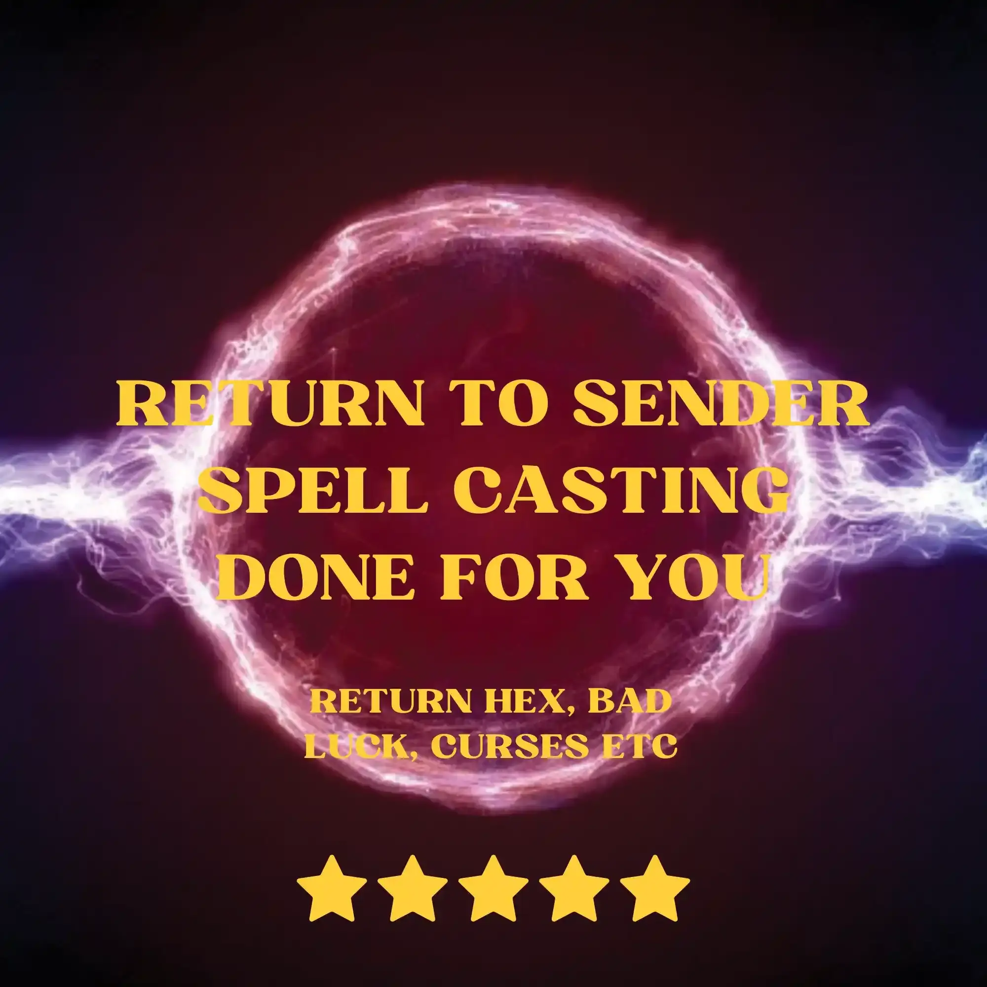 Candles and ritual tools arranged to return curses and negative energy back to their source as a protective rite ceremony