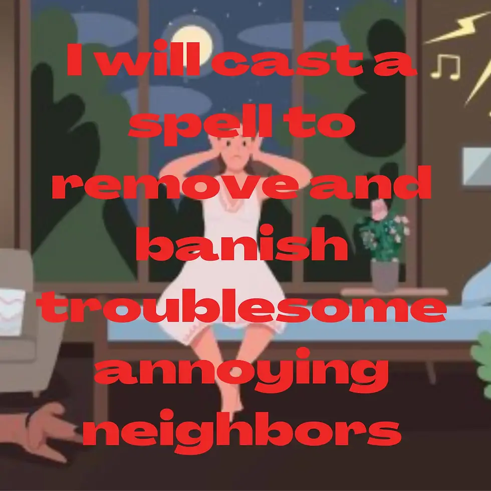 Photo of a distance banishing candle ritual to remove troublesome neighbors, restoring peace, privacy, and community harmony