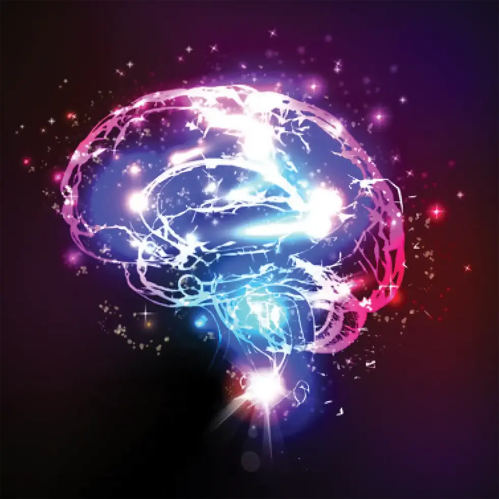 Illustration of a focused white magic ritual to implant thoughts into a target's mind using ethical spiritual energy work now