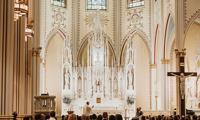 beautiful catholic kansas city wedding